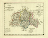 Три административные карты, которые образуют единое целое, показывают недолгое политическое и административное создание в Австро-Венгерской империи, которая существовала после Третьего раздела Польши в 1795 году и просуществовала только до Варшавского герцогства в 1809 году